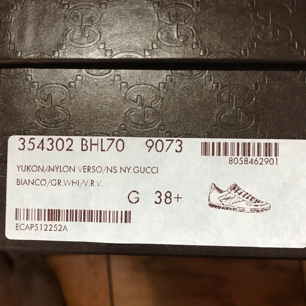 1984 Gucci Sneakers BRAND NEW!! Size 38 1/2